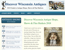 Tablet Screenshot of discoverantiqueshops.com